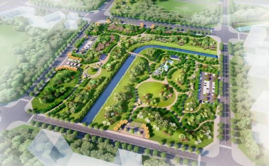 投资16.5亿元,洛阳市伊滨经开区中央公园东轴城市综合开发项目效果图曝光